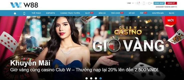 Casino W88 Đẳng Cấp Với Trải Nghiệm Trực Tuyến